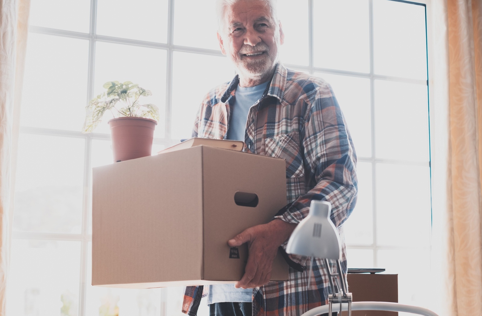 senior moving into assisted living